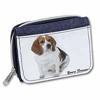 Beagle Dog "Yours Forever..." Unisex Denim Purse Wallet