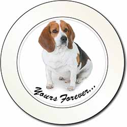 Beagle Dog "Yours Forever..." Car or Van Permit Holder/Tax Disc Holder
