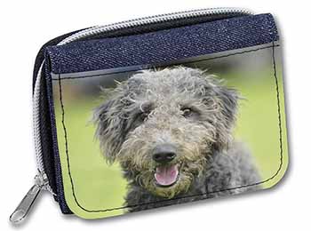 Bedlington Terrier Dog Unisex Denim Purse Wallet