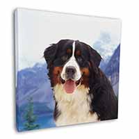 Bernese Mountain Dog Square Canvas 12"x12" Wall Art Picture Print