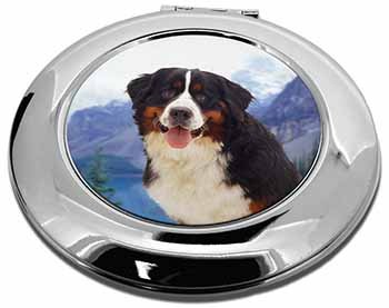 Bernese Mountain Dog Make-Up Round Compact Mirror