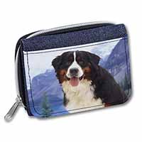 Bernese Mountain Dog Unisex Denim Purse Wallet