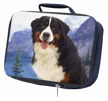 Bernese Mountain Dog Navy Insulated School Lunch Box/Picnic Bag