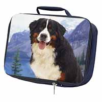 Bernese Mountain Dog Navy Insulated School Lunch Box/Picnic Bag