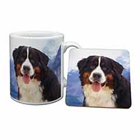 Bernese Mountain Dog Mug and Coaster Set