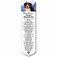 Bernese Mountain Dog Bookmark, Book mark, Printed full colour
