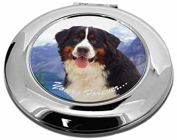 Bernese Mountain Dog Make-Up Round Compact Mirror