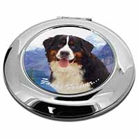 Bernese Mountain Dog Make-Up Round Compact Mirror