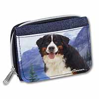 Bernese Mountain Dog Unisex Denim Purse Wallet