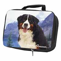 Bernese Mountain Dog Black Insulated School Lunch Box/Picnic Bag