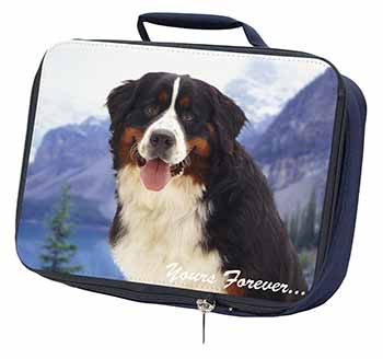 Bernese Mountain Dog Navy Insulated School Lunch Box/Picnic Bag