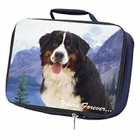 Bernese Mountain Dog Navy Insulated School Lunch Box/Picnic Bag