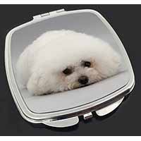 Bichon Frise Dog Make-Up Compact Mirror