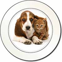 Basset Hound Dog and Cat Car or Van Permit Holder/Tax Disc Holder