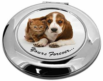 Basset Hound and Cat 