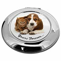 Basset Hound and Cat 