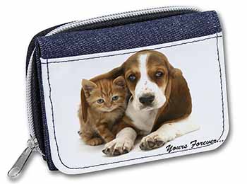 Basset Hound and Cat 