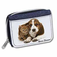 Basset Hound and Cat 