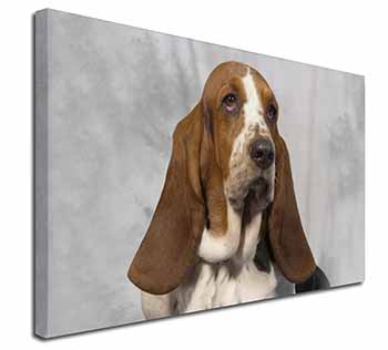 Basset Hound Dog X-Large 30"x20" Canvas Wall Art Print