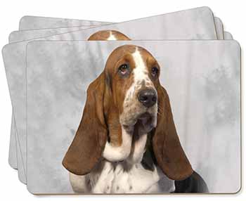 Basset Hound Dog Picture Placemats in Gift Box