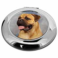 Bullmastiff Dog Make-Up Round Compact Mirror