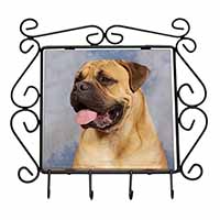 Bullmastiff Dog Wrought Iron Key Holder Hooks