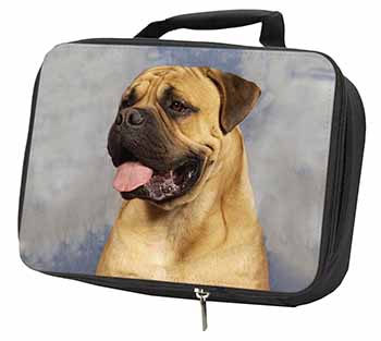 Bullmastiff Dog Black Insulated School Lunch Box/Picnic Bag