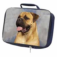 Bullmastiff Dog Navy Insulated School Lunch Box/Picnic Bag