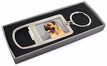 Bullmastiff Dog Chrome Metal Bottle Opener Keyring in Box