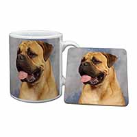 Bullmastiff Dog Mug and Coaster Set