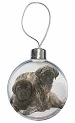 Bullmastiff Dog Puppies Christmas Bauble