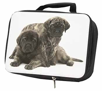 Bullmastiff Dog Puppies Black Insulated School Lunch Box/Picnic Bag