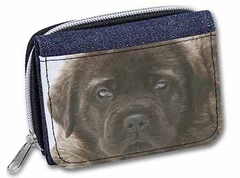 Bullmastiff Puppy Unisex Denim Purse Wallet