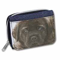 Bullmastiff Puppy Unisex Denim Purse Wallet