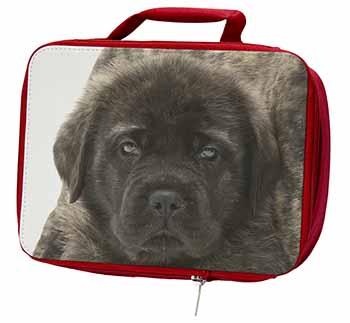 Bullmastiff Puppy Insulated Red School Lunch Box/Picnic Bag