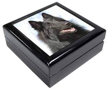 Black Belgian Shepherd Dog Keepsake/Jewellery Box
