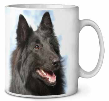 Black Belgian Shepherd Dog Ceramic 10oz Coffee Mug/Tea Cup