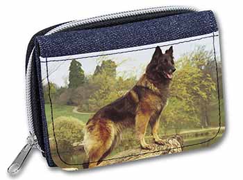 Tervueren Belgian Shepherd Dog Unisex Denim Purse Wallet