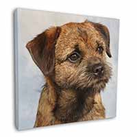 Border Terrier Square Canvas 12"x12" Wall Art Picture Print
