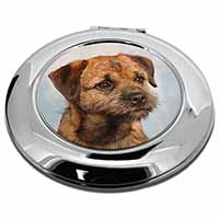 Border Terrier Make-Up Round Compact Mirror