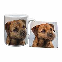 Border Terrier Mug and Coaster Set