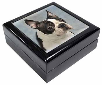 Boston Terrier Dog Keepsake/Jewellery Box