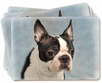 Boston Terrier Dog Picture Placemats in Gift Box