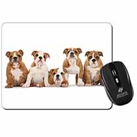 Bulldog Puppy Dogs Computer Mouse Mat