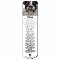 Bulldog Bookmark, Book mark, Printed full colour