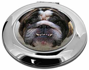 Bulldog Make-Up Round Compact Mirror