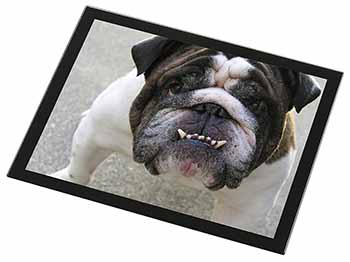 Bulldog Black Rim High Quality Glass Placemat