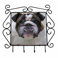 Bulldog Wrought Iron Key Holder Hooks