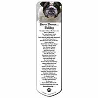 Bulldog "Yours Forever..." Bookmark, Book mark, Printed full colour