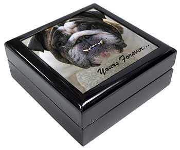 Bulldog "Yours Forever..." Keepsake/Jewellery Box